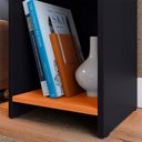 Ver imagem 4 de Mesinha Cabeceira Prateleira Suspensa Nicho Decorativo Mesa Lateral Cama Organizadora Quarto - Rpm
