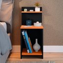 Ver imagem 2 de Mesinha Cabeceira Prateleira Suspensa Nicho Decorativo Mesa Lateral Cama Organizadora Quarto - Rpm