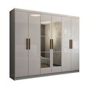 Ver imagem 3 de Guarda-roupa Casal Odisseia 6 Portas 2 Gavetas com Espelho - Panorama Móveis
