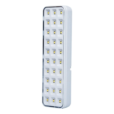 Luz de Emergência Luminária Lampada 30 Led Duração de até 6h Cor Branco