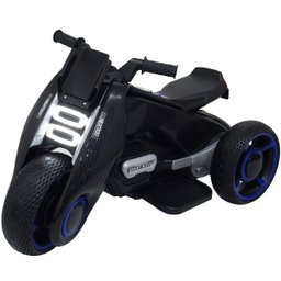 Mini Moto Elétrica 6v Triciclo Futurista Criança Infantil Led Som Usb Bateria Brinqway Bw-223 Bivolt - 1