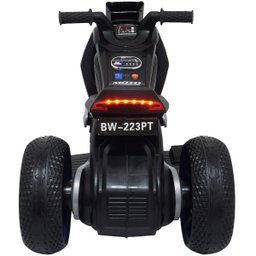 Mini Moto Elétrica 6v Triciclo Futurista Criança Infantil Led Som Usb Bateria Brinqway Bw-223 Bivolt - 4