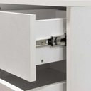 Ver imagem 5 de Mesa Cabeceira Branca 3 Gavetas 450X580X450X