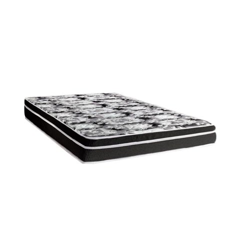 Colchão Casal Luckspuma Espuma D45 Gran Luck Pró Saúde Black (138x188x24) - 