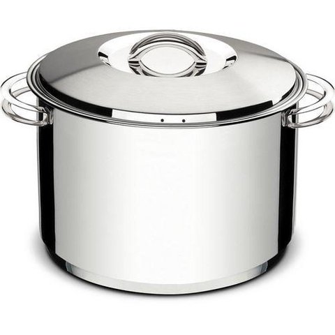 Caldeirão Solar Inox Fundo Triplo Tampa e Alças 28cm 11,9 L