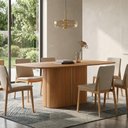 Ver imagem 3 de Mesa de Jantar 6 Lugares Retangular 160cm Verbena N01 Ypê - Lyam Decor