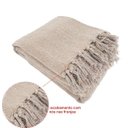 Ver imagem 2 de Kit 2 Mantas Gigantes para Sofá 2,40x1,80 Algodão:Caramelo Mesclado