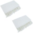 Ver imagem 1 de Kit 2 Mantas Gigantes para Sofá 2,40x1,80 Algodão:Cru