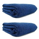 Ver imagem 3 de Kit 2 Mantas Gigantes para Sofá 2,40x1,80 Algodão:Azul com Preto Mesclado