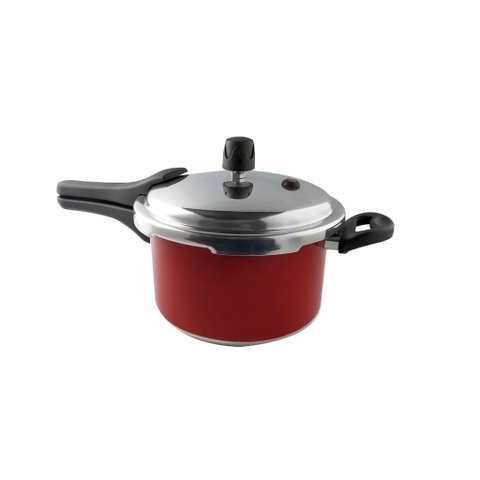 Panela de Pressao 4,5 Litros Colorida Alumave Vermelho