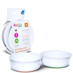 Tigelas com Base Antideslizante 2 Peças Comtac Kids 4145 - 2