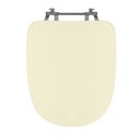 Ver imagem 1 de Assento Sanitário Poliéster para Louça Duomo Plus (deca) Aço (reb. Oculto) Creme