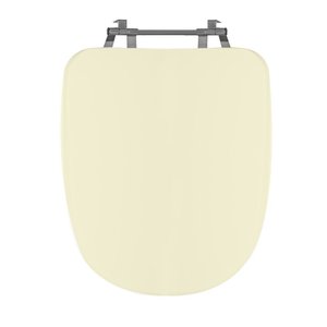 Assento Sanitário Poliéster para Louça Duomo Plus (deca) Aço (reb. Oculto) Creme