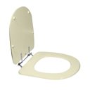 Ver imagem 2 de Assento Sanitário Poliéster para Louça Duomo Plus (deca) Aço (reb. Oculto) Creme