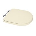 Ver imagem 3 de Assento Sanitário Poliéster para Louça Duomo Plus (deca) Aço (reb. Oculto) Creme