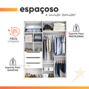 Ver imagem 4 de Guarda Roupas Casal 2 Portas de Correr 3 Gavetas Ravena