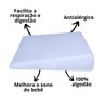 Bebe Travesseiro Rampa Anti Refluxo Carrinho Berço Cama Rn - 2