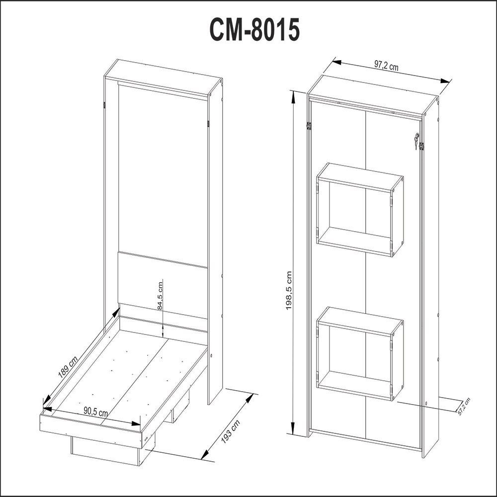 Cama Articulada Tecnomobili Solteiro Branco CM8015 - 8