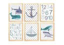 Ver imagem 1 de Kit Quadro Nautica Decorativo Quarto Menina Criança Enxoval Bebê
