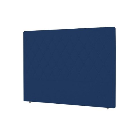 Cabeceira Camponesa Plus Queen 1600mm Veludo Azul - Simbal