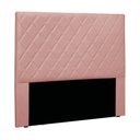 Ver imagem 1 de Cabeceira Cama Box Solteiro 90 Cm Dubai Veludo Rosa S04 - D'Rossi