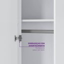 Ver mais imagens de Guarda-Roupa Planejado de Canto Linear 1 Porta Wave Casatema MadeiraOriginals Branco