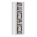 Ver imagem 4 de Guarda-Roupa Planejado de Canto Linear 1 Porta Wave Casatema MadeiraOriginals Branco
