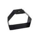 Ver imagem 1 de Kit 4 Gancho Vertical Eletrocalha 100x50mm Pe Preto