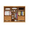 Guarda Roupa Potenza 100% MDF 6 Portas Peroba Off White Móveis Europa - 2