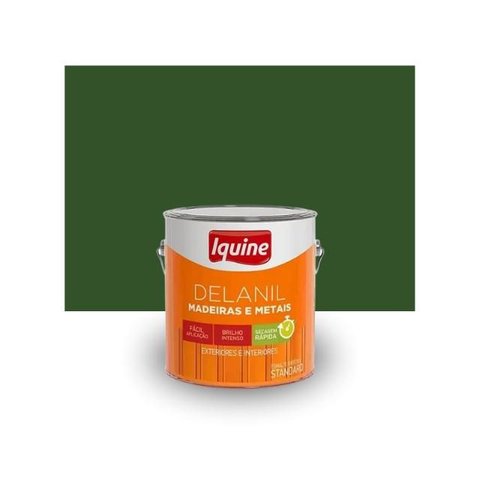 Tinta Delanil Esmalte Sintético Verde Folha Iquine 3L