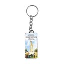 Ver imagem 1 de Chaveiro Santa Nossa Senhora de Fátima Retangular Branco