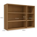 Ver imagem 2 de Armário Aéreo de Cozinha 120cm 3 Portas Maxxi Kappesberg