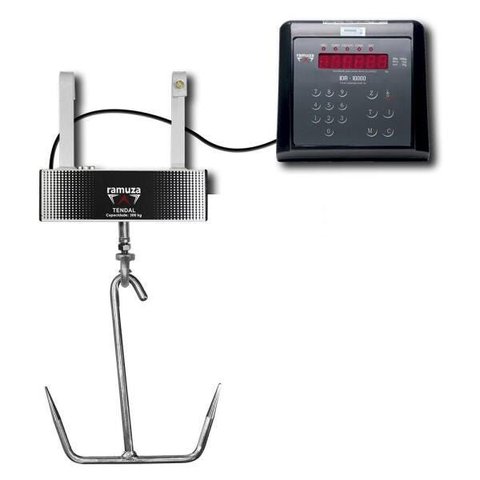Balança Açougueiro Ramuza 150kgx50g Tendal Aço Carbono
