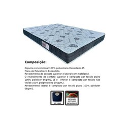 Cama Box Baú King: Colchão Anatômico Orthoflex D45 / EP Cecina + Base CRC Suede Black(193x203) - 3