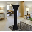 Ver mais imagens de Vaso Planta Pilar Suporte Torre 140x30 Trapézio Polietileno BGPLASTICOS V21 PRETO 002