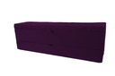 Ver imagem 2 de Recamier Puff Baú Sapateira com Gaveta 1,58 Cm para Cama Box Queen Size - Roxo