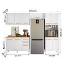 Ver imagem 2 de Conjunto de Cozinha Ayla Modulado com 11 Portas e 2 Gavetas