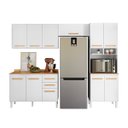 Ver imagem 1 de Conjunto de Cozinha Ayla Modulado com 11 Portas e 2 Gavetas