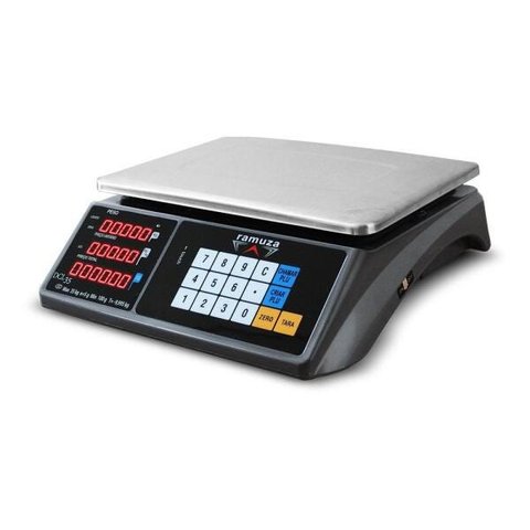Balança Digital Computadora 35kg/5kg Touch Escala Simples Bivolt com Bateria Ramuza