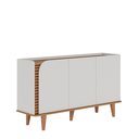 Ver imagem 6 de Buffet Jurere Off White Matte/freijó - Colibri Móveis