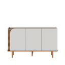 Ver imagem 2 de Buffet Jurere Off White Matte/freijó - Colibri Móveis