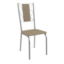 Ver imagem 3 de Conjunto de Mesa Completo com 6 Cadeiras Estofadas Cmc1031cr Kappesberg Crome