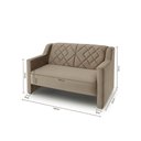 Ver imagem 2 de Sofá Ios 2 Lugares 120 cm