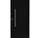 Ver imagem 1 de Porta de Alumínio Pivotante Lambri 215x105cm com Puxador de 80cm Lucasa Ideale Abertura Esquerda