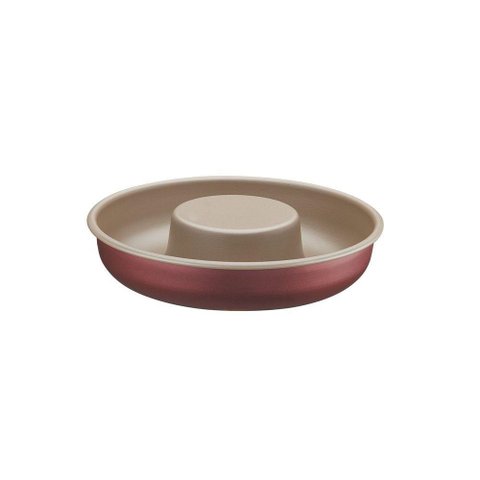 Forma para Bolo Alumínio com Revestimento Antiaderente Starflon Vermelha 24 Cm 1,4 L
