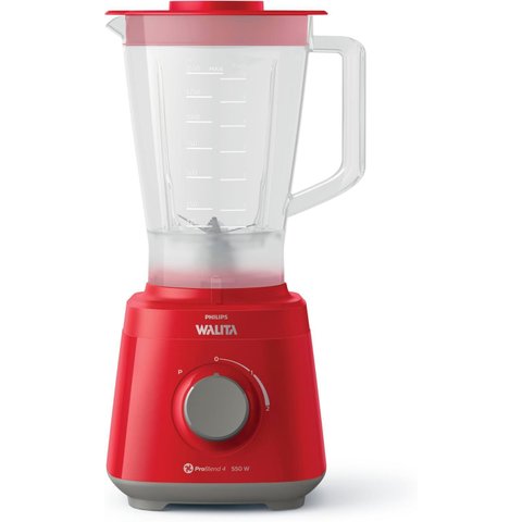Liquidificador Daily Philips Walita, 2l, 550w-vermelho- 110v ou 220v - Ri2110/01:100v