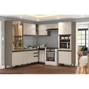 Ver imagem 1 de Cozinha Modulada Henn Connect 9 Peças (3 Armários + 2 Balcões + 2 Paneleiros + 2 Complementos) C9P02