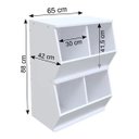 Ver imagem 5 de 3 Organizadores para Brinquedos 100% Mdf