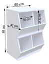 Ver imagem 5 de 3 Organizadores para Brinquedos 100% Mdf