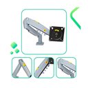 Ver imagem 3 de Suporte para Monitor / TV até 30 - Articulado - Rotação, Inclinação e Giro - Padrão Vesa -
